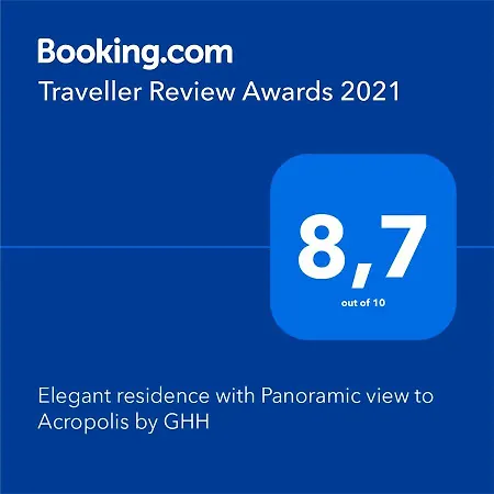 Appartement Elegant With Panoramic View To Acropolis By Ghh Athènes
