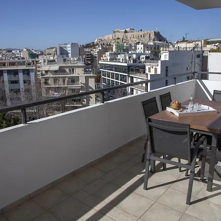 Appartement Elegant With Panoramic View To Acropolis By Ghh